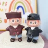 Only Clothes First And Second Generation Labubu Doll Clothes Pendants Labubu Sit Party Doll Clothes Leather Clothes Baseball-Sty