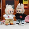 For 17cm cute Labubu Clothes Labubu Cartoon Overalls  Multiple Combinations  Labubu Accessories 2