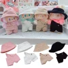 [Clothes only] 17cm Labubu doll clothes Vinyl pendant Doll clothes Commando jacket Heart Labubu doll clothes 2