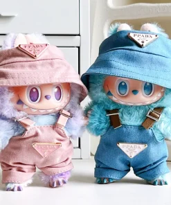 For I II III Labubu Doll Clothing Set Hat 17cm Clothes Shoes Doll DIY Accessories Training Sitting Party Games Toys Gifts