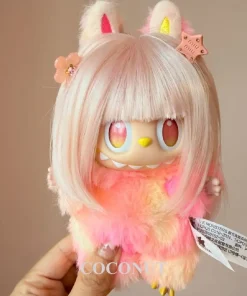 Exquisite Wig For Ropa Labubu 22-23CM Head Circumference Accessories High Temperature Fiber Soft Silk Doll Wig Multi-color