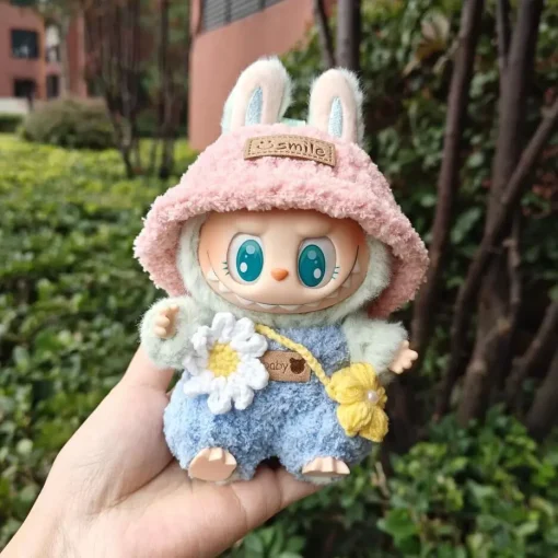 Labubu Sitting Party Chunye Baby Clothes Set Labubu Macaron 2nd Generation Sitting Vinyl Doll Clothes Dolls Change Clothes Toy
