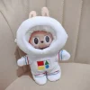 For 17cm Cute Mini Plush Doll's Clothes Outfit Accessories For Labubu Dolls Sweater Hoodie Clothing Astronaut Mask Spacesuit