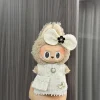 For Korea Kpop Exo Labubu Idol Goggles collar guitar set Clothing Gift 17cm Mini Plush Doll’S Accessories 3