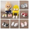17cm Cute Mini Plush Doll’s Clothes Outfit Accessories For Labubu Dolls Clothing Gift Sitting Party Series Hat Jumpsuit T-shirt 3
