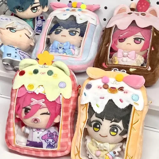 10cm Cotton Doll Universal Cute Doll Doll Gift Bag Plush Doll Backpack Cute Girl Props Gift Cute Children'S Gifts  Birthday