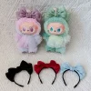 Love Sweater Set&Casual Suit For 15/17cm Ropa Labubu Plush Doll Clothes Dolls Cute Accessories White/Black Mini Clothes 2