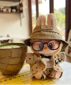 Mini Plush Doll'S Clothes Outfit Accessories For Korea Kpop Exo 15-17cm Labubu Idol Little small suit hat glasses Clothing Gift