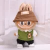 Only Clothes 17cm Labubu Mini Cute V1 V2 Enamel Doll Waifu Big Bow Casual Lady Sweet Princess Wind Surprise Small Gifts 3