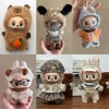 Mini Plush Doll'S Clothes Outfit Accessories For Korea Kpop Exo 15-17cm Labubu Idol V1 V2 overalls set Clothing Gift