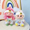 Labubu Doll Clothes Summer SeaStar Sand Overalls Labubu I II Idol Dolls Plush Doll'S Clothes Sitting Party Accessories