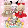 For 17cm Labubu Plush Doll Skirt- Adorable Skirt Set for DIY Clothes Accessories Gift
