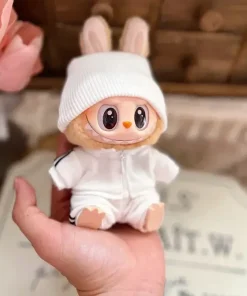(Only Clothes) 17cm Labubu Macaron Sport Outfit Adorable Doll Clothes Set for Labubu Accessories
