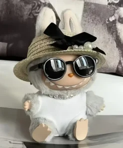 New No Dolll Labubu Doll Clothing Customization V1 V2 Luxury Printed Hats Bikini Gorgeous Accessories Labubu Cute Fashion Outfit