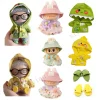 17cm Mini Plush Doll’S Clothes Outfit Accessories For Korea Kpop Exo Labubu Idol V1 V2 sweater headband set Clothing Gift 3