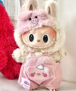 17cm Labubu Clothes Cute Pig Exquisite Handmade High-End Suit 15cm Cotton Doll Kawayiwa Clothes Heart Vinyl Face Doll Clothes