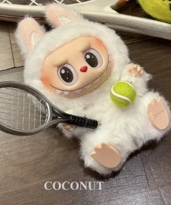 Labubu tennis suit set Miniature accessory tennis racket model Labubu Ropa Doll Accessories