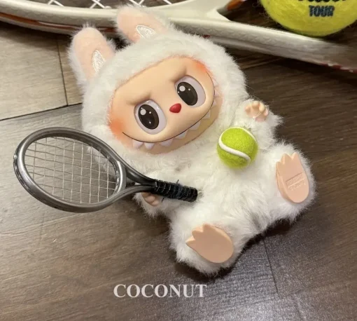 Labubu tennis suit set Miniature accessory tennis racket model Labubu Ropa Doll Accessories