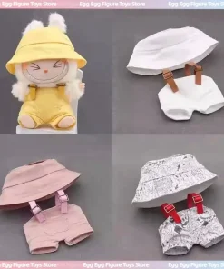 Labubu V1 V2 Generation Labubu Baby Clothes Printed Casual Hoodies Trendy Brand Cardigans, Fisherman Hats, Overalls Ornament ﻿