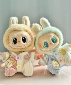 17cm Plush Doll'S Clothes Outfit Accessories For Korea Kpop Exo Labubu Idol Dolls Clothing Fans Overalls Clothing DIY Gifts