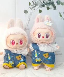 Best-Selling Labubu Pendant Clothes The New Trendy Labubu Party Baby Clothes Single-Shoulder Overalls With Replacement Outfits