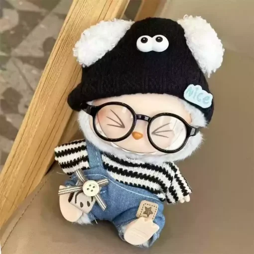 Labubu Generation V1 V2 Doll Clothes 17cm Hanging Plush Vinyl Figure Outfit Costume Change Sit Party Dress Up Kawaii Accessory