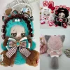 Only Clothes Labubu Dolls Clothes 17cm Set Sitting Party Trendy Strap Pants Hat Dolls Accessories Soft Fashionable Cool Boy Girl 2