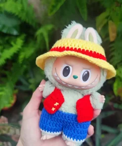 17cm Labubu Doll Outfits Designer Luxury Labubu Doll Clothes Anime Plush Toys Clothes Labubu Clothe Doll Accessories