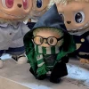 17cm Pendant Labubu Doll Shawl Poncho Clothes Cute Hooded Sweatshirt Kawaii Bodysuit Suit Doll Costume Fashion Clothes 2