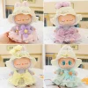 For 17cm Labubu Clothes Labubu’s new short-sleeved and short-shorts Set Fresh style Labubu 3.0 Summer Outfit Clothes 2