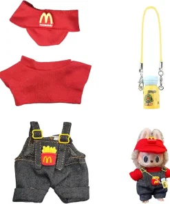 Roupas de boneca de 17 cm, roupa labubu, conjunto de roupas de boneca labubu de 17 cm, roupas de boneca de 17 cm para bonecas la