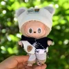 OB11 16CM Bjd Doll Clothes Outfit 2-Piece Set of Dolls Fashion Jackets Clothing Dress Up For Doll’s Kid Toy Accessories 3