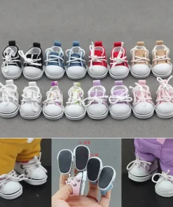 Only Shoes For Labubu Doll Shoes Clothing Accessories Sports Shoes 17cm Doll Canvas Shoes 3.8cm Fashionable Cool Cute Colorful