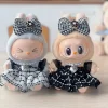 17cm Mini Labubu Clothes Luck Star Strap Pants Head cap Doll’S Clothe Accessories Plush Labubu Outfit Doll Accessorie Custom 3