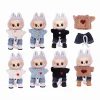 Labubu Clothes Vinyl Blind Box Labubu V3.0 Pendant Doll King Crown Red Cloak Clothes 2