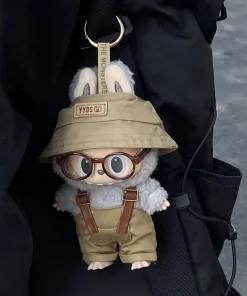 (only clothes) 15/17cm cloth doll vinyl doll Macaron generation one or two wear suspenders accessories suit