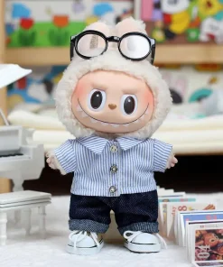 Doll'S Clothes Outfit Accessories For 15-17cm Ropa Labubu V1 V2 V3 and 10cm cotton doll Summer 2-piece shoes set Clothing