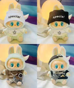 17cm Labubu I II Idol Dolls Fashion Clothes Sitting Party Cute Mini Plush Doll'S Outfit Clothing Accessories For Korea Kpop Exo