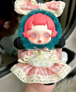 Winter Series Doll Outfit Set 10cm Vinyl Plush Dolls Clothing Bubble Monster Toys Dolls Bag And Dolls Clothes