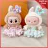 Labubu Doll Clothes Baby Penguin Onesie Labubu I II Idol Dolls 15/17cm Plush Doll’S Clothes Sitting Party Accessories 2