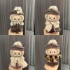 Labubu 17cm Doll’s Clothes The Monsters Rainbow Suit Mini Plush Doll Clothing for Labubu I II Idol Dolls Fans Gift 2