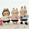 17cm Labubu Forest Fairy Tale Doll Clothes Macaron Series V1 V2 V3 Handmade Collectible Figurines Interchangeable Cloth Outfits 3