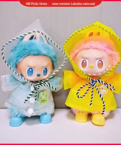 For 15-17 cm Labubu Transparent Raincoat V1 V2 V3 Changing Clothes Party Labubu Clothes replacement clothes Doll Gift