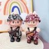 Clothes only] First andsecondgeneration Labubu clothes pendant Labubu sitting baby clothes leather clothes urban letter overalls