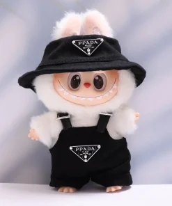 For 17cm Labubus Mini Doll Clothes Outfit Hat Bag Clothes Shoes Labubu II Doll Accessories Cultivate Sitting Party Game Toys