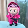 17cm Mini Plush Doll’S Clothes Outfit Accessories For Korea Kpop Exo Labubu Idol V1 V2 Striped Knitted Jeans Set Clothing Gift 2