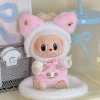 17cm Labubu Forest Fairy Tale Doll Clothes Macaron Series V1 V2 V3 Handmade Collectible Figurines Interchangeable Cloth Outfits 2