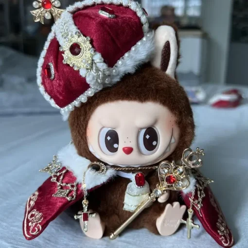 Only Clothes 15cm 17cm Labubu Vinyl Doll Pendant Palace King Cloak Stars Noble Gorgeous Antique Dunhuang Suit Clothing Gifts