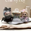 (Clothes Only)17cm Labubu Clothes, Labubu Blind Box, Sit For Party, First, Second, Third Generation Xiao Xiang Feng Dresses