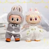 Labubu Wedding Dress 17cm Cute Mini Doll Clothing Idol Doll Clothing Accessories Flower Fairy Clothing DIY Children's Gift Toys